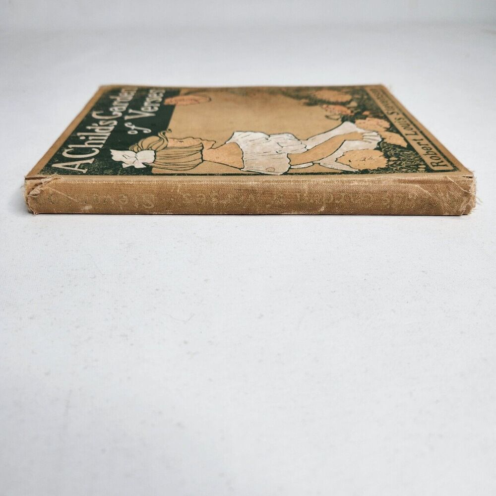 Antique 1902 A Child's Garden of Verses Robert Louis Stevenson Illustrated Book - Picture 16 of 16